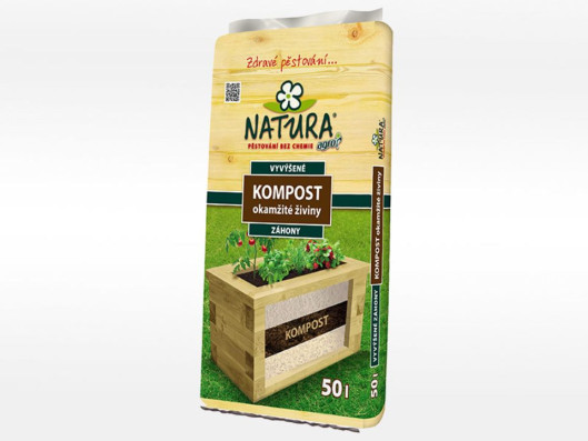 Kompost pro vyvýšené záhony 50 l, Natura