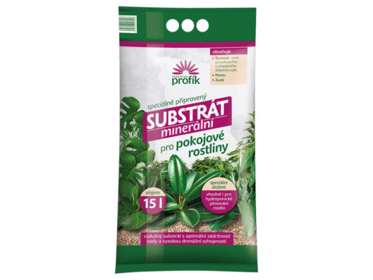 Substrát minerální pro pokojové rostliny 15l, Profík
