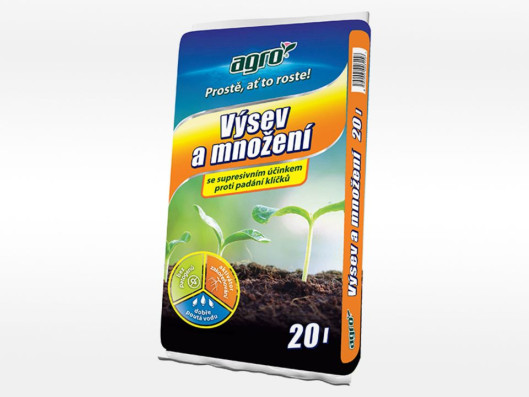Substrát pro výsev a množení 20l, Agro