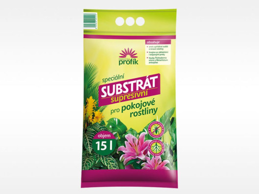 Substrát supresivní pro pokojové rostliny, 15l