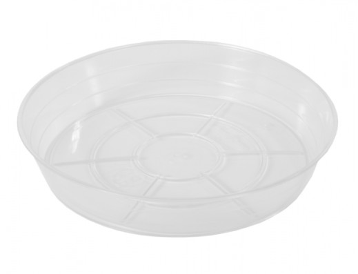 Podmiska pod květník AIR plastová transparentní 20cm