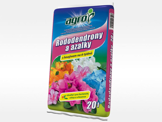 Substrát pro rododendrony a azalky 20l, Agro