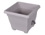 Květník BERGAMOT samozavlažovací plastový 30x30x24cm HŠ
