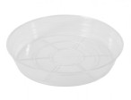 Podmiska pod květník AIR plastová transparentní 12cm