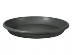 Podmiska pod květník CILINDRO plastová d25cm ŠEDÁ