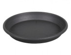 Podmiska pod květník CILINDRO plastová d37cm ANTRACIT