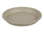 Podmiska pod květník CILINDRO plastová d37cm světle šedá