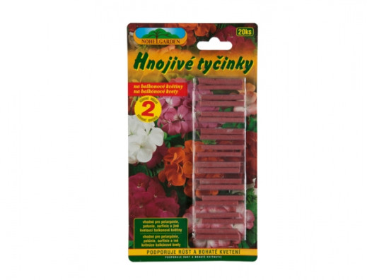 Hnojivo HOBBY GARDEN tyčinkové na balkónové květiny 20ks