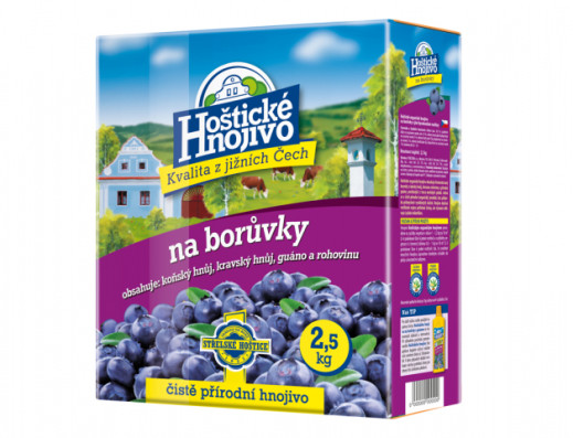 Hnojivo HOŠTICKÉ na borůvky 2,5kg