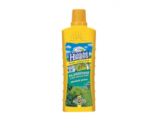 Hnojivo HOŠTICKÉ na jehličnany s guánem 500ml