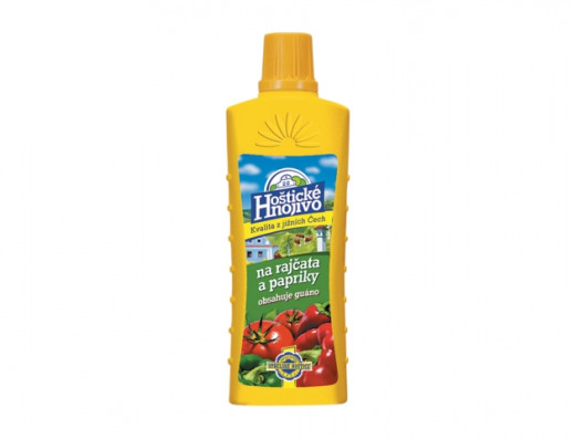 Hnojivo HOŠTICKÉ na rajčata a papriky s guánem 500ml