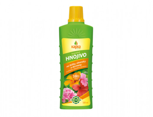 Hnojivo KAPKA na ibišky, oleandry a durmany 500ml