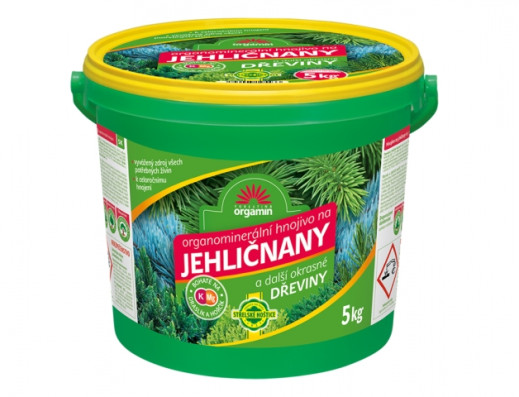 Hnojivo ORGAMIN na jehličnany a okrasné dřeviny 5kg