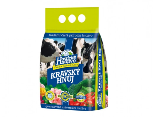 Hnůj kravský HOŠTICKÝ 6kg