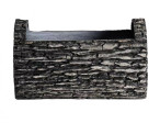 Květník WOODEFF RUSTIC walnut dekor dřevo 35x22cm