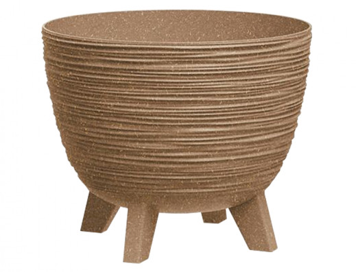 Žardinka FURU ECO WOOD plastová d24x24cm