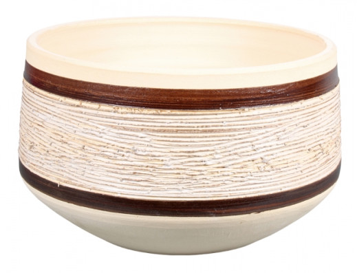 Žardinka PAPAVERA BIG přírodní kamenina d34cm