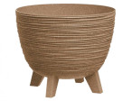 Žardinka FURU ECO WOOD plastová d24x24cm