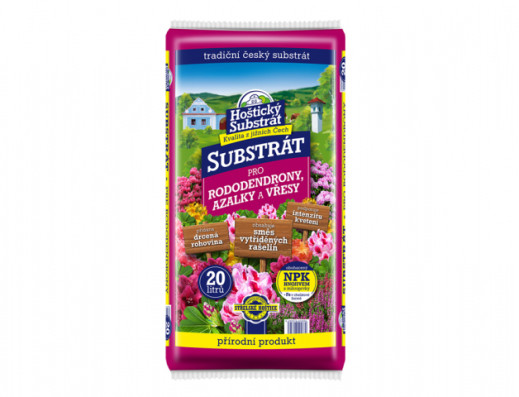 Substrát FORESTINA HOŠTICKÝ rododendrony,azalky,vřesy 20l