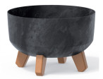 Žardinka GRACIA LOW BETON 3v1 samozavlažovací plast d38x21cm