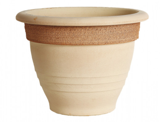 Květník CAMPANA GRAFFIATO keramický d32x24cm