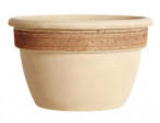 Květník CAMPANELLA GRAFFIATO keramický d38x23cm