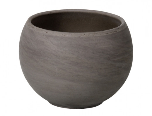 Obal na květník LUNA NATURAL BASALT impregnovaný d14x10cm
