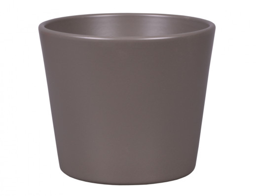 Obal na květináč SPARTA NATURAL keramický matný d15cm