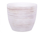 Obal na květník BORN WHITE keramický matný d17x16cm
